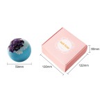 Wholesale Customized Packaging 100g Ball Shape Bath Bomb with Dried Flower
