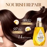Hot Products Organic Rice Milk Hair Care Essential Oil Smooth Repair Dry Damaged Split Hair Care