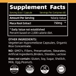 Peruvian Maca Capsules Factory - 1900mg Energy Stamina