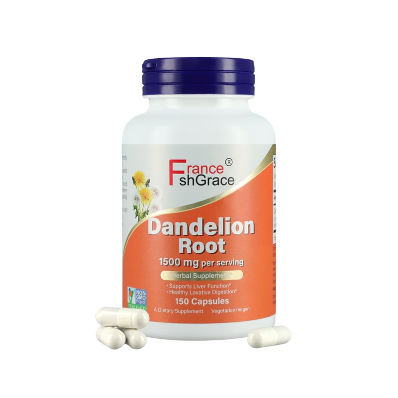 Dandelion Root Capsules Factory - 1500mg Herbal Supplement