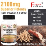 Ashwagandha Capsules Supplier - 2100mg Organic Stress Relief