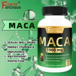 Black Maca Capsules Supplier - High Purity 150 Count