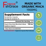 Black Maca Capsules Supplier - High Purity 150 Count