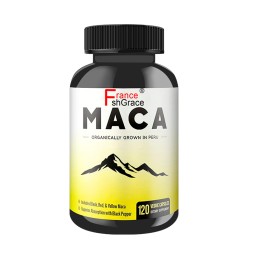 Maca Root Capsules Factory - Vegan Energy Mood Enhancement