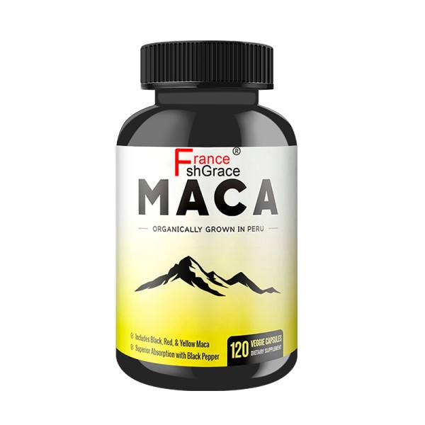 Maca Root Capsules Factory - Vegan Energy Mood Enhancement
