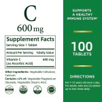 Vitamin C Tablets Factory - 600mg Immune Antioxidant