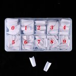 Acrylic Nails Manufacturer - Clear Oval Ballerina