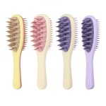 Silicone Comb Brush Supplier - 2-in-1 Scalp Massage