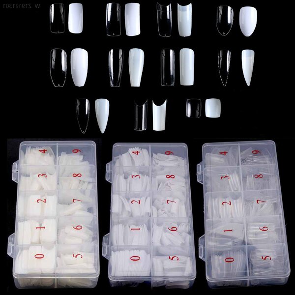 Acrylic Nails Manufacturer - Clear Oval Ballerina