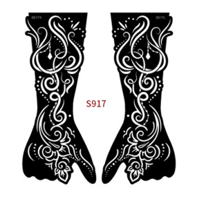 Glitter Tattoo Supplier - Airbrush Various Patterns