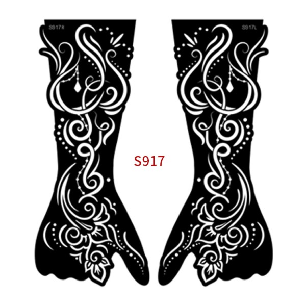 Glitter Tattoo Supplier - Airbrush Various Patterns