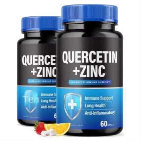 MQQ Customized Low Dosage Quercetin Zinc Capsules Adult Applicable Beauty Supplements Cross-Border Processing Amazon Source