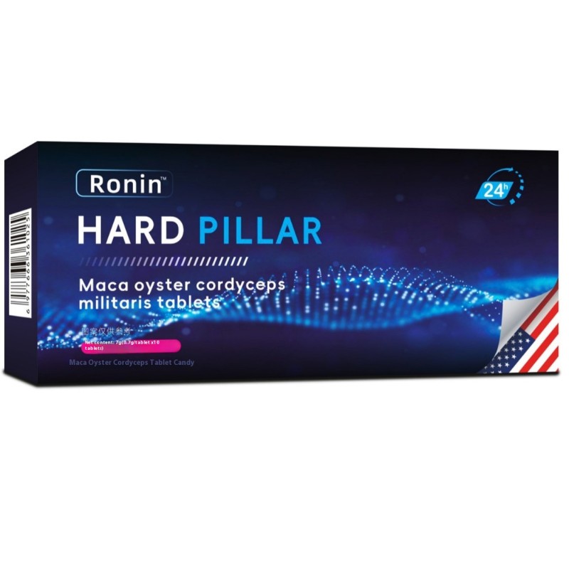 Deep Sea 1 Ginseng Pressed Candy Non-Quick Acting Sugar Black Triangle 10 Tablet Factory Wholesale for Adults