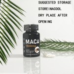 In Stock Maca Capsules 60 Vegetarian Adult-Friendly Hot Selling Cross-Border Supplement Ma/Ka Powder Dosage