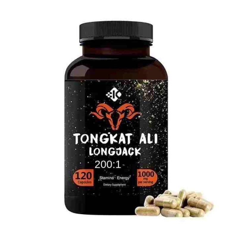 Dongge Ali OEM120 Capsules TONGKAT AI Granules Healthcare Supplement Adults Direct Factory Supply Cross-Border Powder Pills
