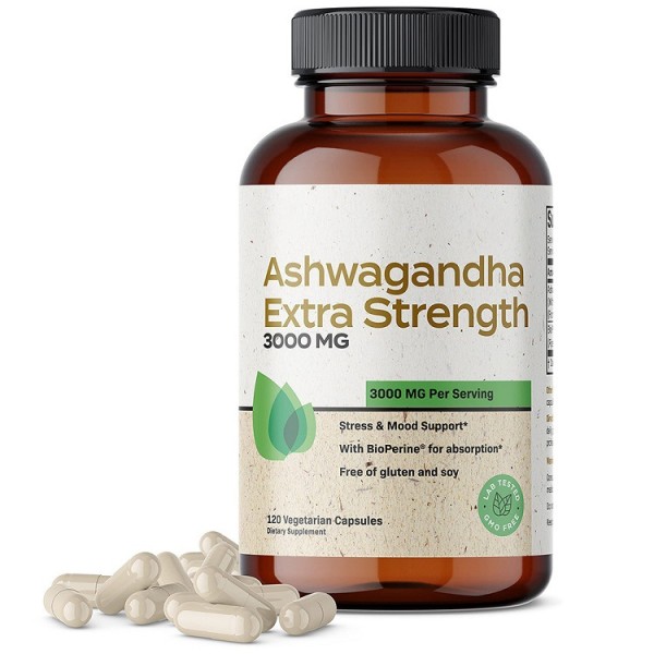 Custom OEM Ashwagandha Capsules Cross-Border South African Drunk Eggplant for Adults-Direct Source Factory
