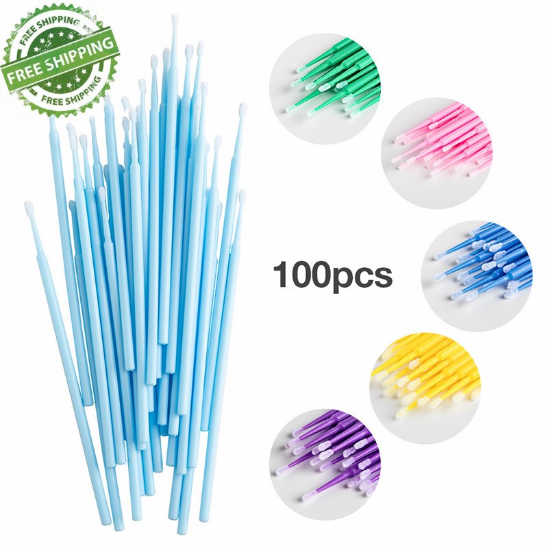 Eyelash Brush Supplier - 100PCS Disposable MicroBrush