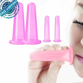 Facial Cupping Cups Manufacturer - 4PCS Anti-cellulite Bank
