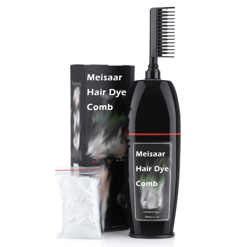 Hair Dye Shampoo Manufacturer - With Comb Private Label