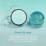 Custom Under Eye Patches Gel With Logo for Puffy Eyes Cooling Hydrating Anti Wrinkle Hydrogel Under Eye Mask