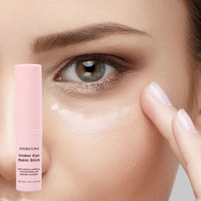 Free Samples Pink Eye Balm for Dark Circles Wrinkles  Rejuvenating Smoothing Hydrating Caffeine Under Eye Balm Stick