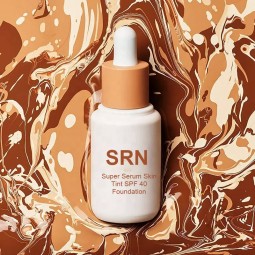 Private Label Beauty Face Three in One Super Glow Serum SPF 40 Sunscreen Tinted Color Foundation Serum