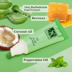 Private Label Aloe Lip Balm Deep Hydration Soothing Relief Aloe Barbadensis Leaf Extract Coconut Oil Lip Care Aloe Lip Balm