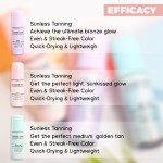 Private Label Color Correcting Tanning Foam with Grapefruit Chia Seed Avocado Oils Hydrating Self-Tanning Mousse