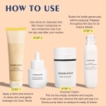 Custom Facial Oil Moisturizer Toner Scrub Anti Aging Skin Care Set Wrinkle Lightening Goat Milk Skin Care Set