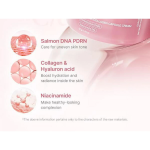Private Label Lightweight Moisturizing Niacinamide Salmon DNA PDRN Pink Collagen Capsule Face Cream Moisturizer