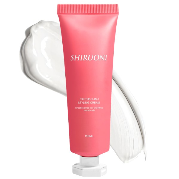 Custom Private Label Brittle Styled Moisture Nourishes Hair Repairing Smooth and Soft Curls Cacti Styling Cream