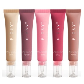 Private Label Lip Care Tinted Glow Plumping Shine Hydration Conditioning Lip Mask Cherry Vanilla Beige Lip Butter Balm