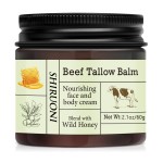 Private Label Natural Organic 100% Grass Fed Beef Tallow Skin Care Face and Body Cream Whipped Moisturizer