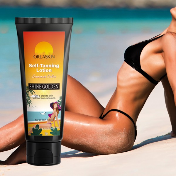 80g Bronzing Self Tanner Quick Tan Long-Lasting Carrot Oil Sunbed Tanning Lotion