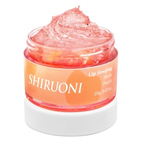 Free Sample Custom Logo Lip Sleeping Mask Gentle Exfoliation Long-Lasting Peach Lip Masks Private Label