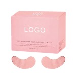 Reduce Eye Bag Dark Circle Collagen Hydrogel Mask Under Pink Gel Gold Eye Patches