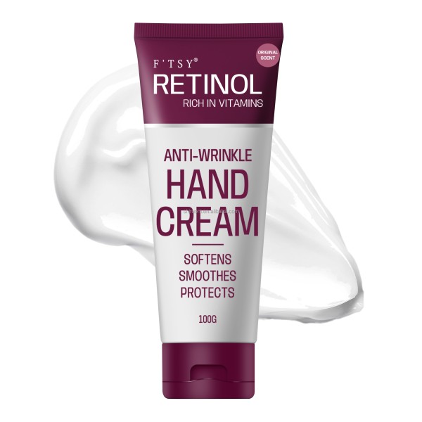 OEM Retinol Hand Cream Green Tea Vitamin a Glycerin Repair Soften Hand Soothes Protects Deeply Nourishing Hand Cream