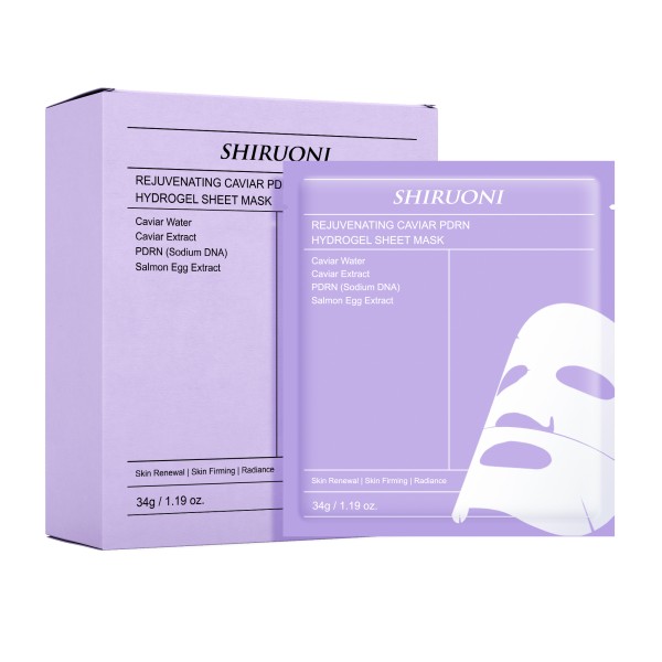 Wholesale Bio Collagen Mask Deep Hydration Long-Lasting Nourishment Pdrn Caviar Pdrn Hydrogel Sheet Mask