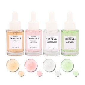 Custom Face Centella Ampoule Skin Serum Kit Relief Acne Brightening Tightening Tea Tree Centella Serum