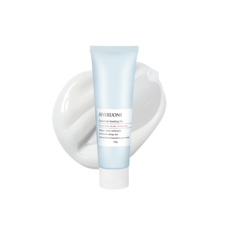 Custom Facial Moisturizer Low-Irritant Lightweight Long Lasting for Sensitive Skin Ceramide Soothing Gel