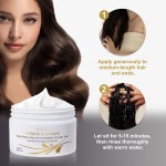 100% Natural Keratin Mud Hair Mask OME Private Label Custom Logo Frizz Control Nourish Smoother Deep Collagen Repair Cream Type