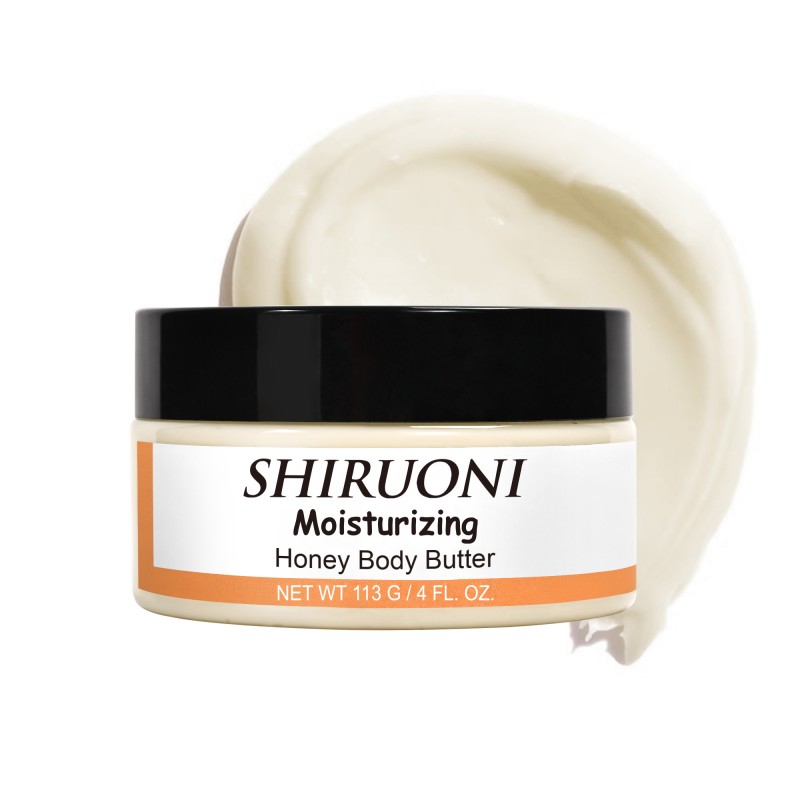 Custom Body Butter Wholesale Private Label Brightening Lightening Smoothing Deep Moisturizing Honey Body Butter Custom
