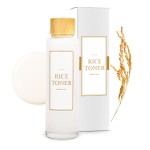 Korea Natural Rice Skin Care Set Organic Toner Anti Aging Whitening Cream Hydrating Serum Rice Essence Face Care Set OEM