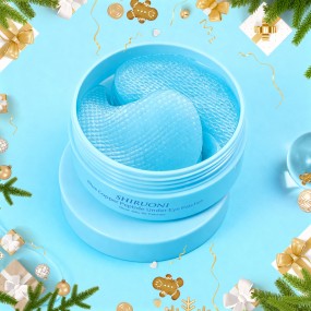 Private Label Gel Eye Mask With Logo Eye Bags Treatment Removal Blue Copper Peptide Moisturizing Collagen Eye Patches Pads