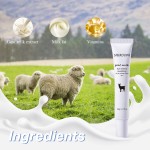 Private Label Under Eye Cream for Eye Bags Dark Circle Anti Wrinkle Goat Milk Day and Night Peptide Eye Cream