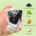 Free Sample Body Soap Gentle Exfoliation Odor Removal Soothing Deep Cleansing Green Tea Detox Underarm Whitening Soap