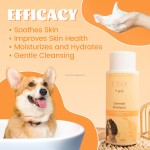 OEM Dog Shampoo Moisturizing Soothing Gentle Dog Wash Sensitive Skin Pet Care Aloe Vera Colloidal Oat Honey Pet Shampoo
