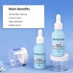 Free Sample Custom Face Tan Serum Sunless Drop Color Correcting Gradual Bronzing Tanning Serum