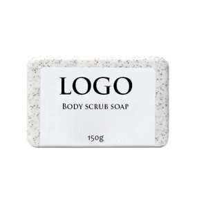 Private Label Natural Formula Exfoliating Body Scrub Soap for Men