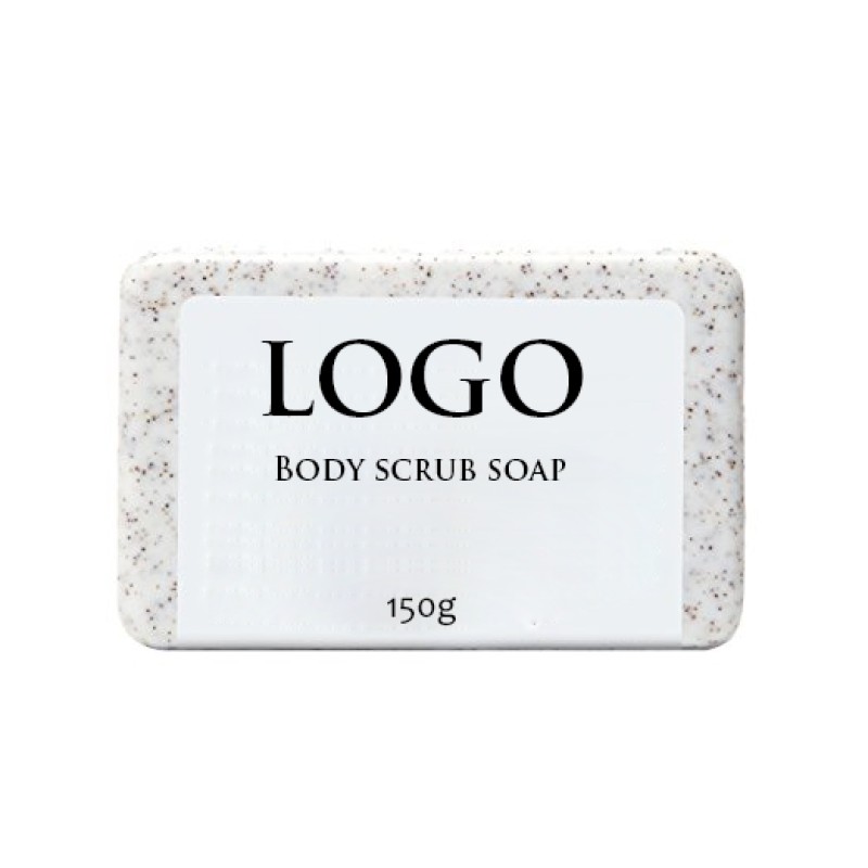 Private Label Natural Formula Exfoliating Body Scrub Soap for Men